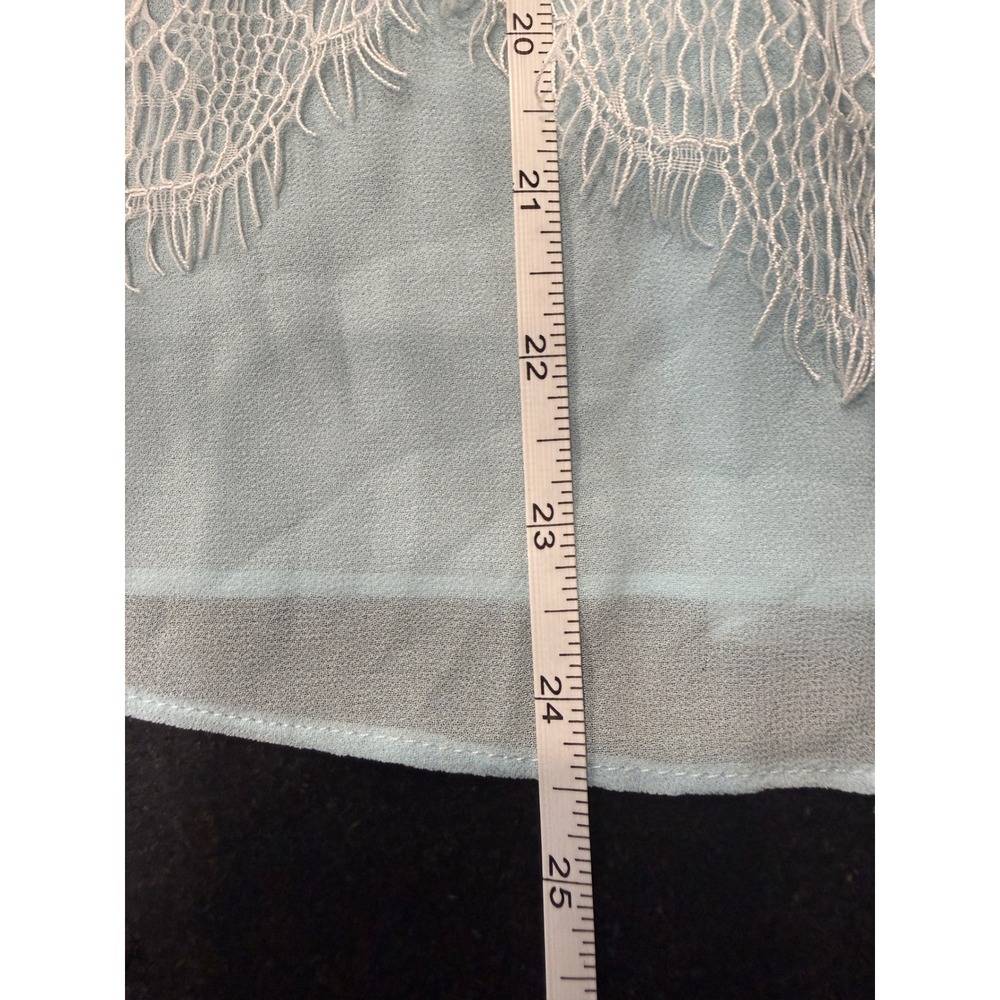 Cinema Etoile Babydoll Medium Light Blue Lace Padded Lingerie Coquette Boudoir - Picture 9 of 9